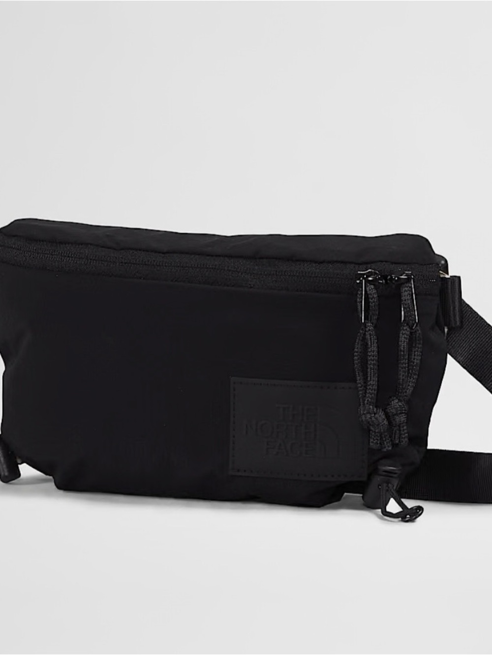 The North Face Never Stop Lumbar Black Packable Waist Bag